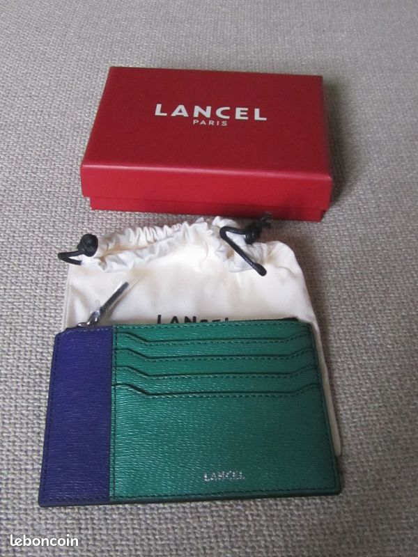 Porte - carte Lancel cuir porte-monnaie (image 1)
