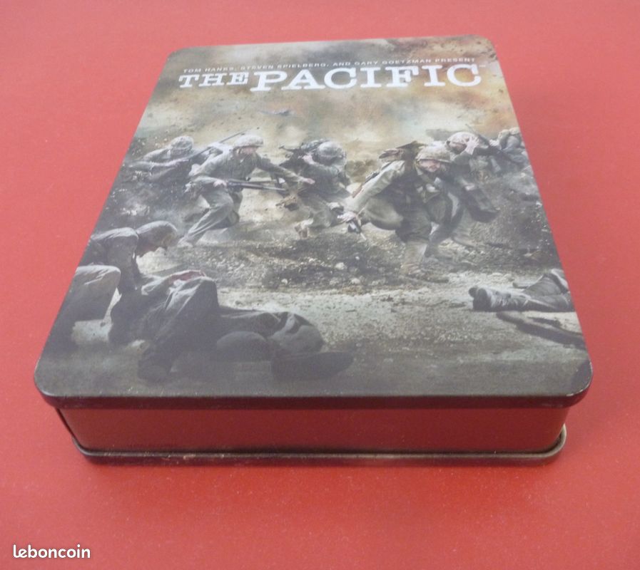 THE PACIFIC film Tom Hanks, Steven Spielberg, Gary Goetzman Coffret métal 6 DVD - C. NEUF (image 5)