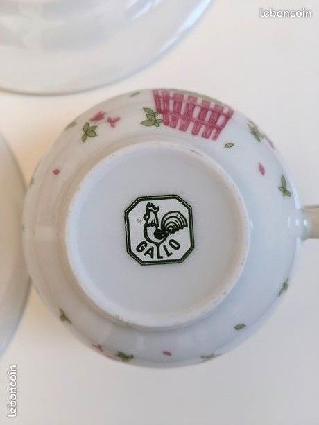 Service café Villeroy & Boch GALLO – décor mandariniers – vintage années 90 (image 5)