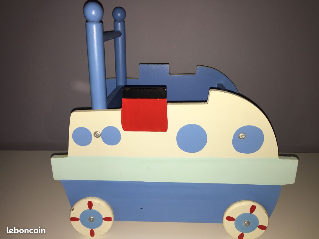 Bac de rangement en bois (image 1)