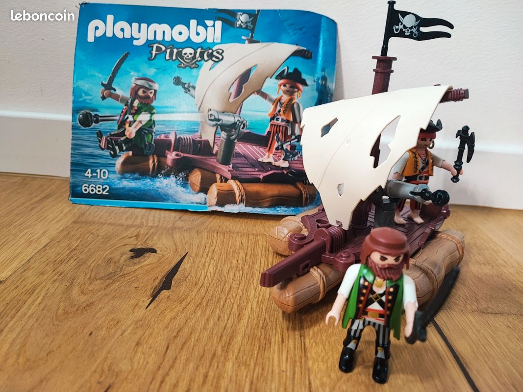 Playmobil 6682 Radeau avec pirates des ténèbres Jeux Jouets