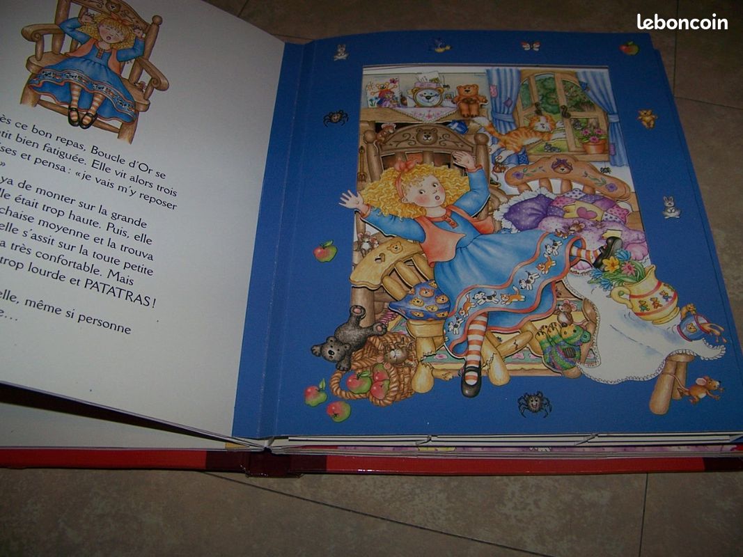 Livre 3D BOUCLE D'OR en trois dimensions (image 2)