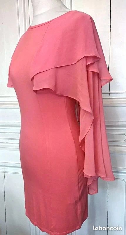 River Island Robe Ceremonie Soirée Cape Mousseline TM (image 17)