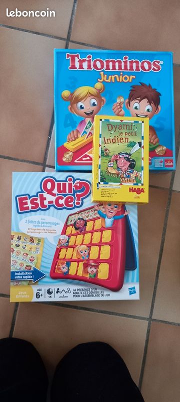 Jeux Triominos - Qui est ce- dyami le petit indien (image 1)