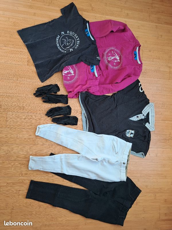 Lot équitation vêtements 8 ans (image 1)
