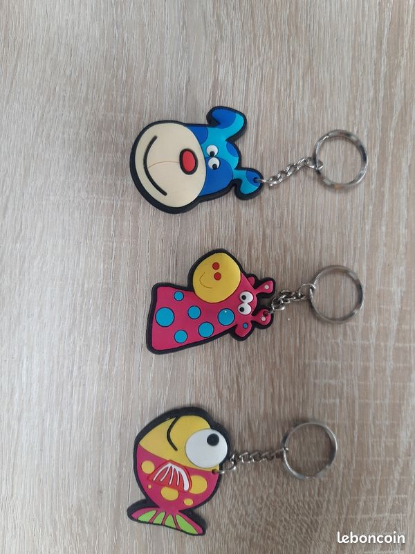 Lot de 3 portes clés (image 1)