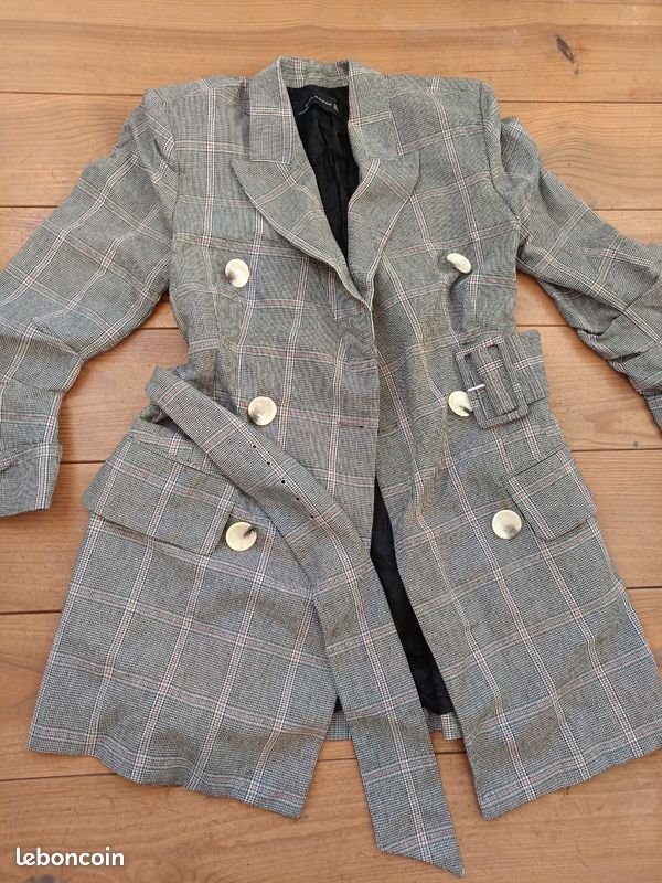 Veste à carreaux Zara Vêtements