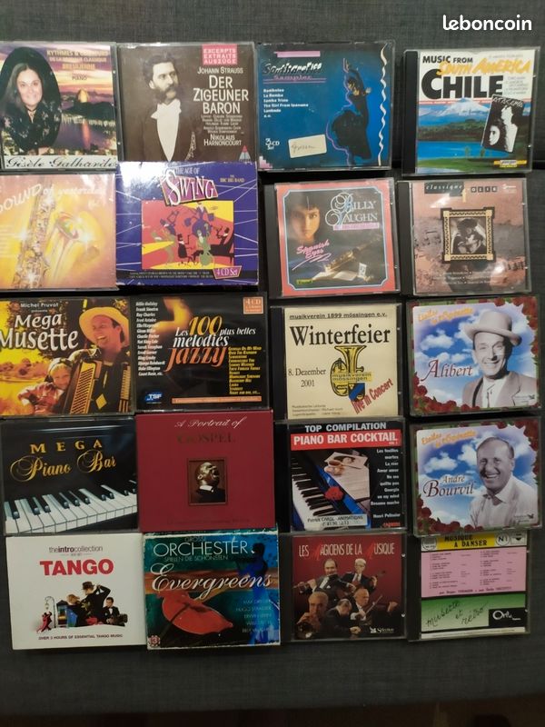 Lot de 89 CD jazz Piano Bar tango (image 2)