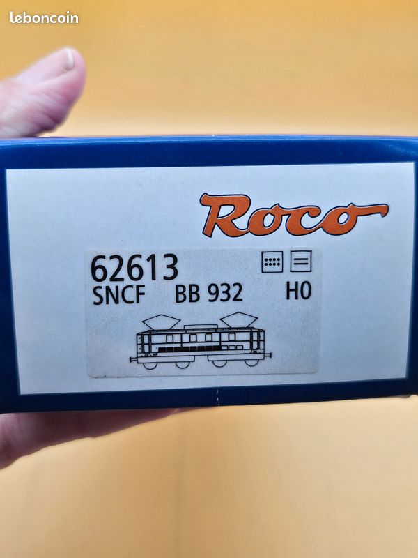 Roco Locomotive électrique BB900 Verte 62613 – Échelle HO, Neuve Sous Boîte