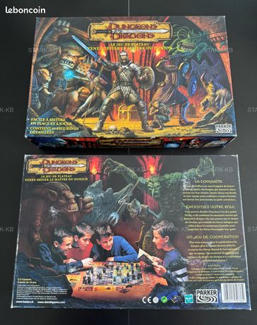 Jeu De Plateau Donjons & Dragons – Parker / Hasbro – Sans Notice – Occasion