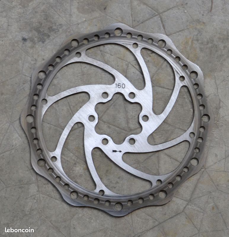 Disque frein vélo 160 mm Équipements vélos - Main Image