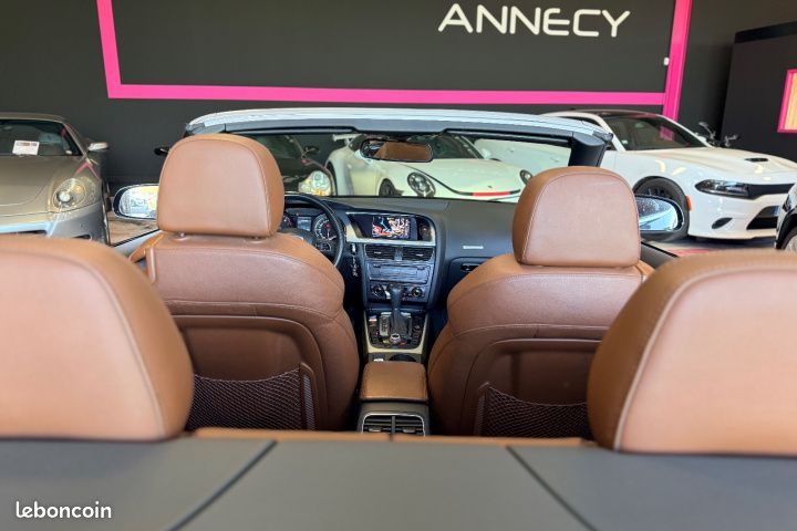 AUDI A5 CABRIOLET 2.0 TFSI S LINE PLUS MULTITRONIC 211Ch ENTRETIEN SUIVI Garantie 12 mois (image 14)