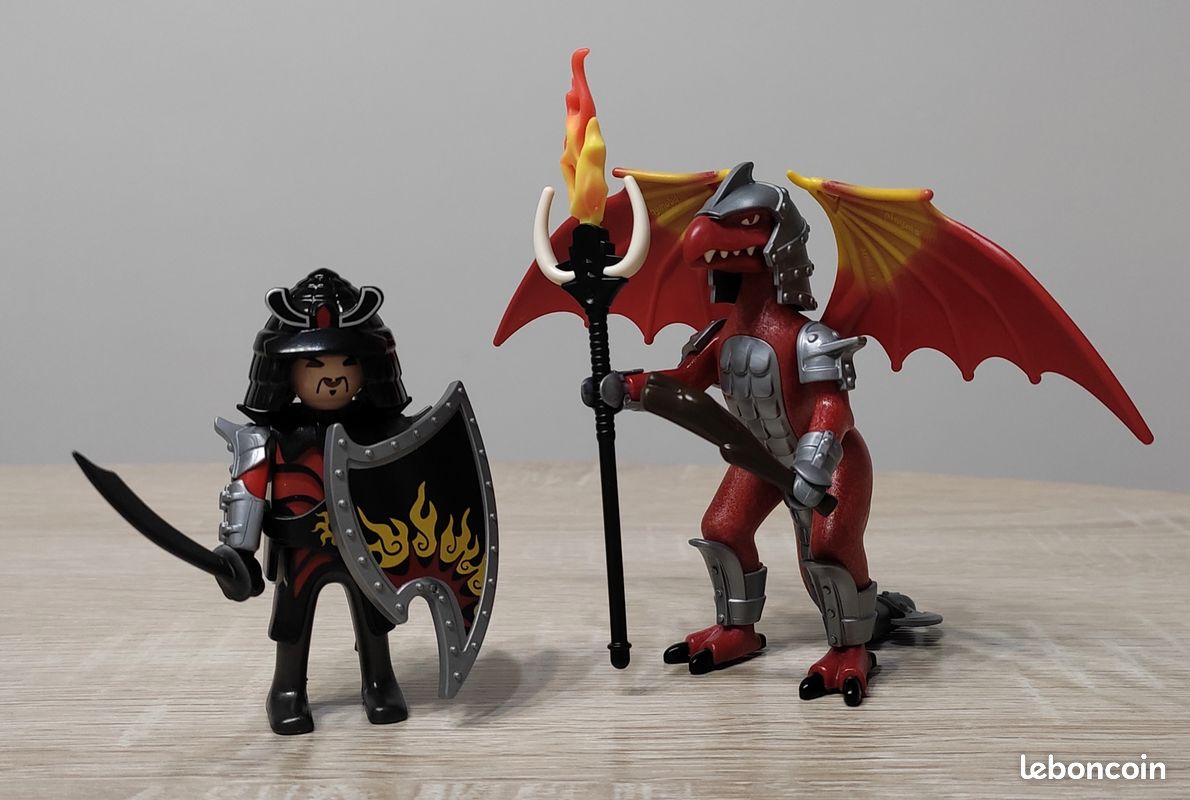Playmobil 5463 Dragon de feu avec samouraï (image 1)