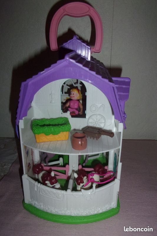 JOUET LA FERME avec FERMIERE + FILLE + CHEVAUX (image 8)