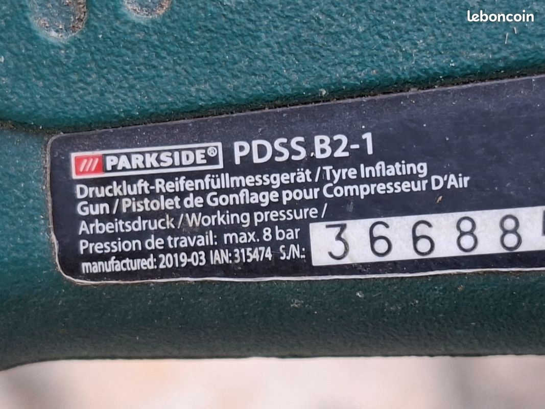 Poignée de gonflage pour compresseur (image 5)