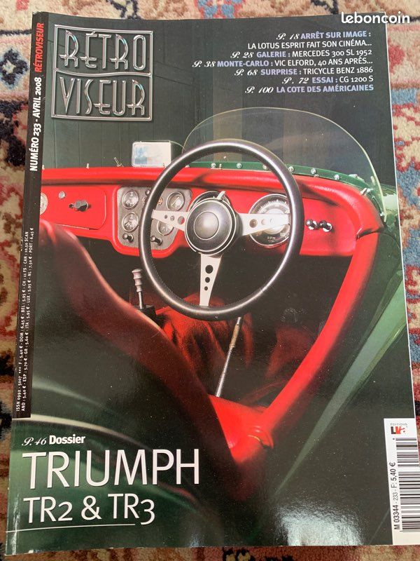 Magazine automobiles anciennes "rétroviseur "année 2008 complète (image 4)