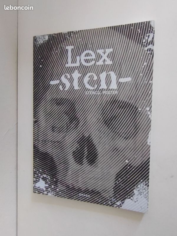 Monographie street art de référence des artistes italiens Lex -Sten : Stencil Poster (image 1)