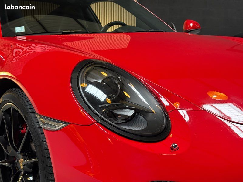 Porsche 911 type 991 3.4 350 Carrera 4 PDK - Rouge indien - Toit ouvrant - Bose - Sièges Sport électriques 18 positions - PASM - PDLS + noir - Échappement Sport - Historique Limpide (image 13)