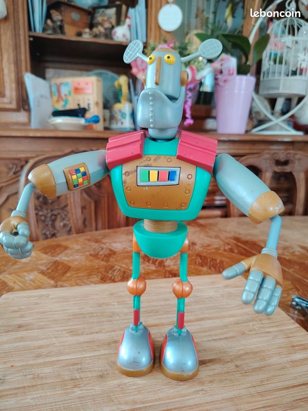 Lot De 3 Figurines Robot Vintage - Bandaï - Collection Chine - Art Déco