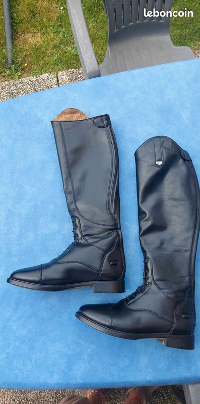 Bottes équitation Horze 40R TBE (image 1)