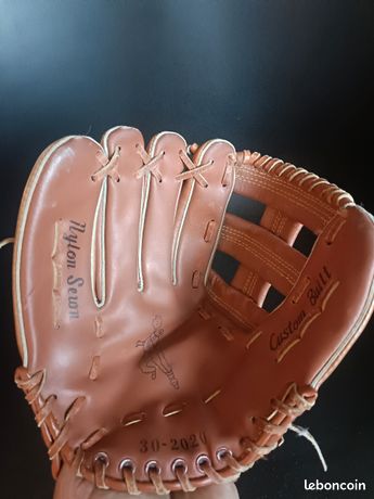 Sportime Cuir véritable Gant de baseball – Adulte – pour gaucher 33 cm