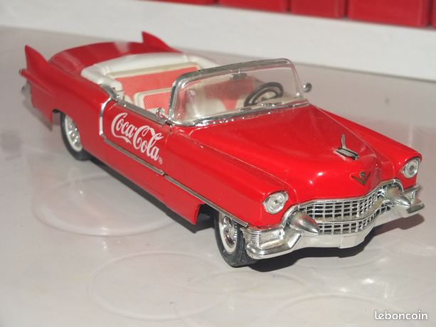 Solido Cadillac Eldorado 1955 Coca-Cola - Cabriolet Rouge 1/21 - Réf 9507