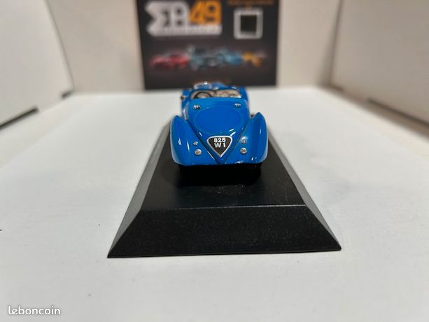 Miniature Replicas Peugeot Darl'mat 302 – Le Mans 1937 – N°26 Pujol/Contet – 1/43