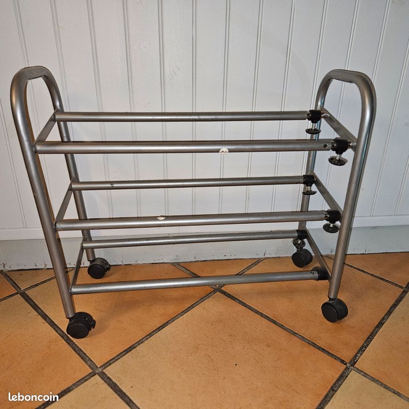 Etagère à chaussures, extensible, 3 étages (image 2)