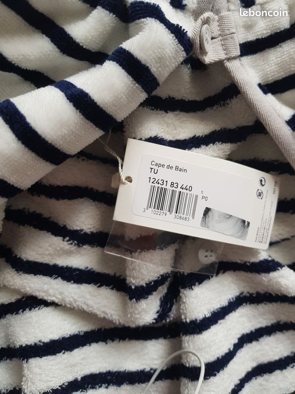 Cape de bain Petit Bateau (image 1)