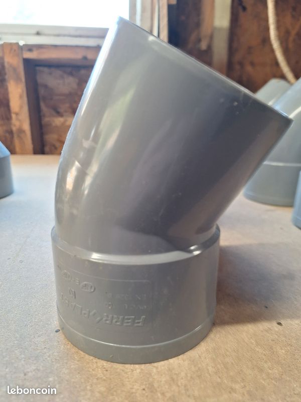 Lots de coudes pvc 30/100 (image 1)