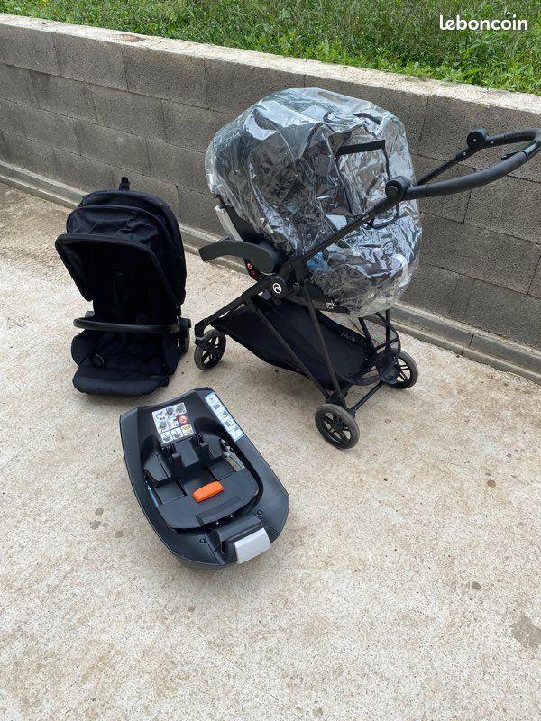 Poussette cyber duo Melio 3 carbone (image 3)