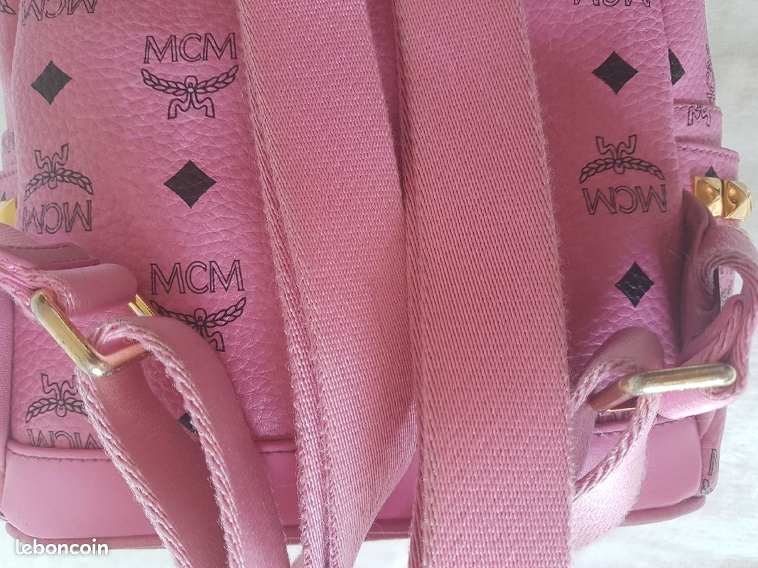 MCM Sac à dos Mini Rose (image 6)