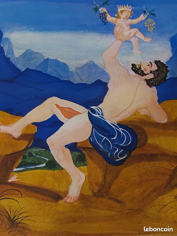 Le Génie du Vin par André Derain 1972 (image 6)