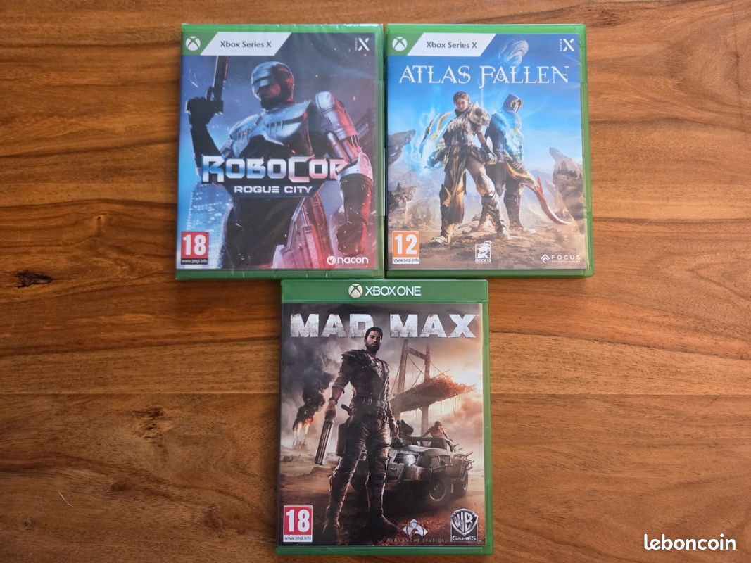 Lot De 3 Jeux Xbox (Original) - Sonic Heroes Etc. - État Correct, Fonctionnement OK