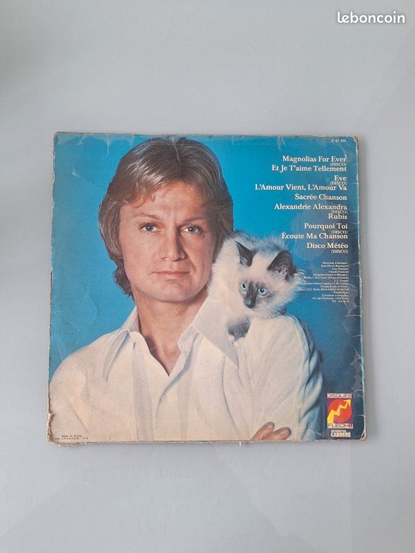 Lot 5 vinyles 33 tours Claude François – éditions originales 1977-1985 (image 4)