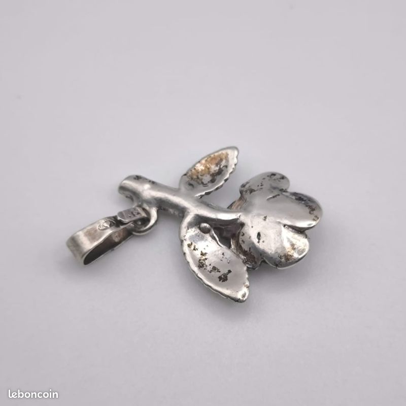 Ancien Pendentif Médaillon En Métal Rose à Graver - Bijou Vintage