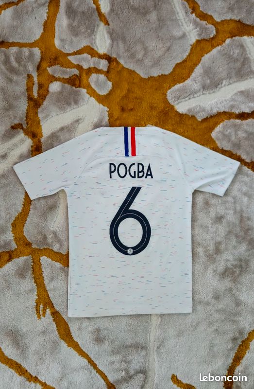 Maillot équipe de France Pogba Saison 2017-2018 a 10 ans