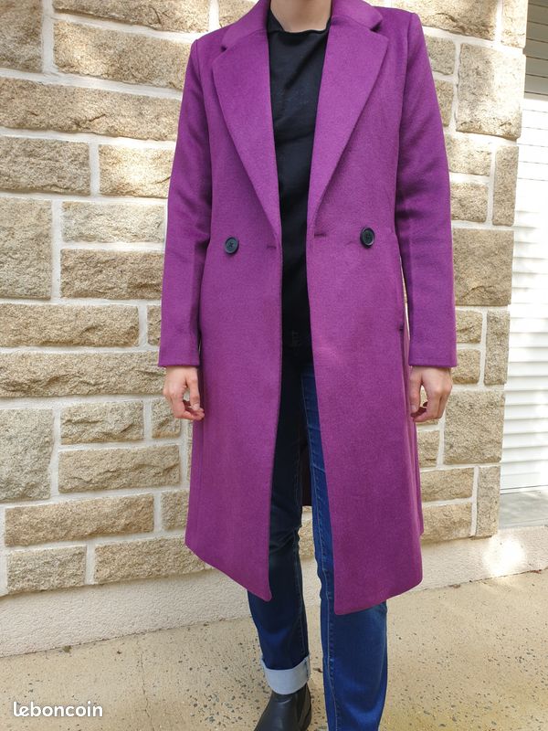 Manteau Droit Manteaux Femme Cache Cache Manteau En Laine