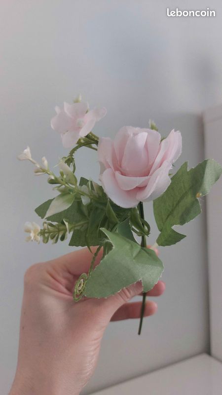 Yumyumis ® Artificielle PE Faux fleurs Bouquet de roses de mariage floral de mar