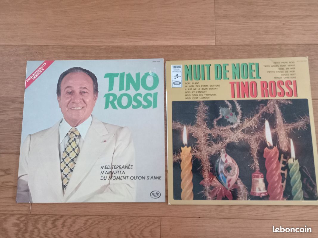 TINO ROSSI 1 ALBUM VINYLE 33 TOURS disponible MEDITERRANEE ... ENREGISTREMENTS ORIGINAUX / bobp (image 1)