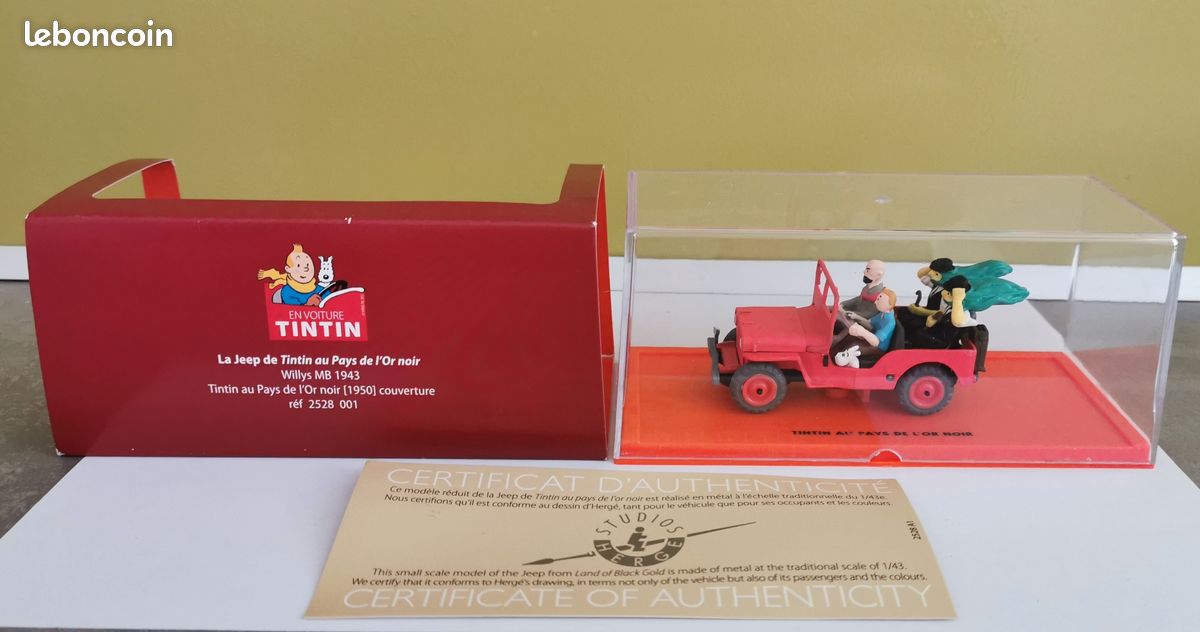 ORGINAL HERGE/MOULINSART TINTIN · 1:43 · AU PAYS DE SOVIETS