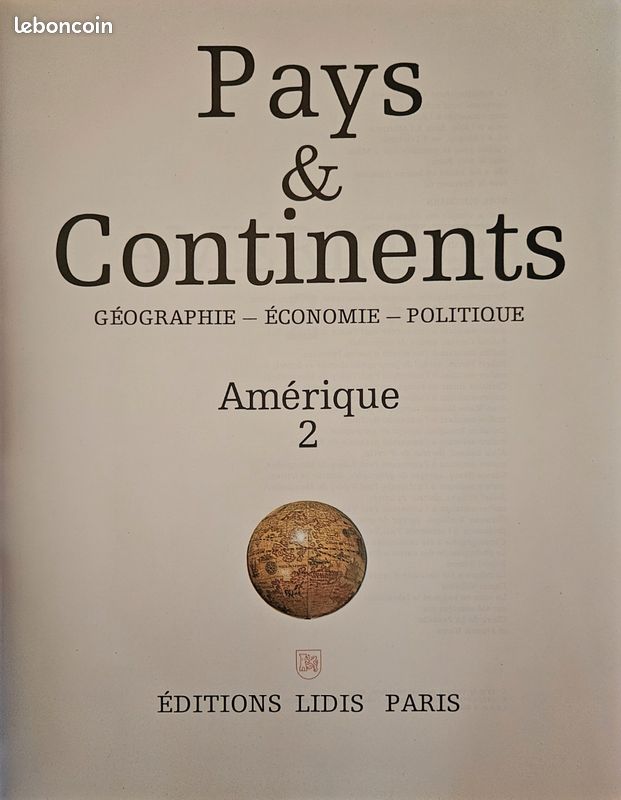 Livres pays et continents (image 6)