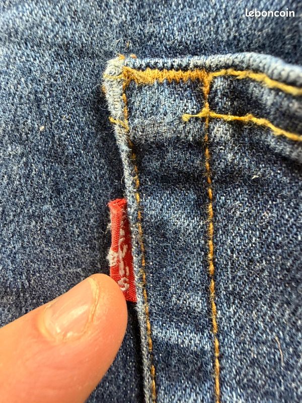 Jean Lévis bleu indigo 511 Slim W28 L38 FR38 Femme #0026 (image 15)