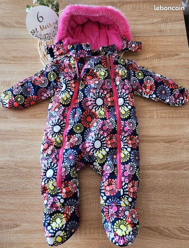 Combinaison été Mothercare Fille - Taille 3-6 Mois - Style Jean Décontracté