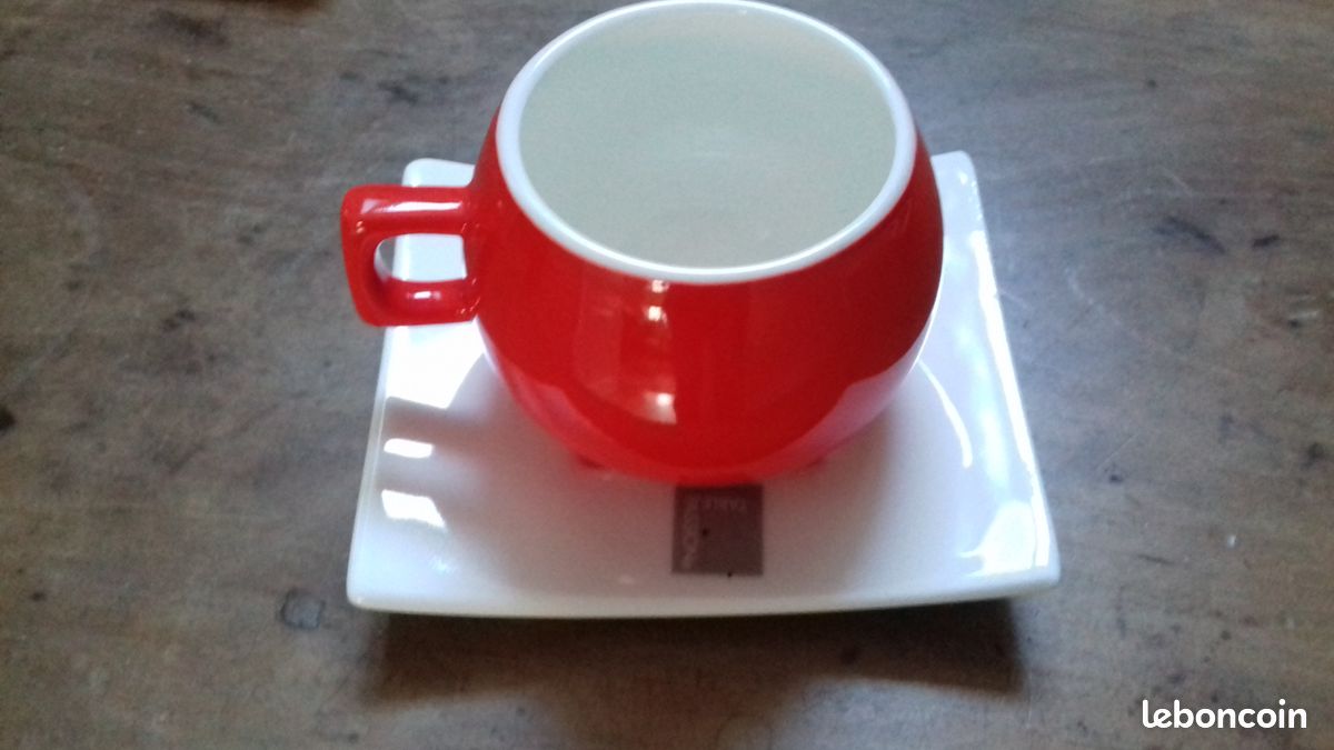 Tasse À Café En Porcelaine Avec Soucoupe Et Cuillère Dorée, Tasse À Thé Avec Soucoupe, Poignée