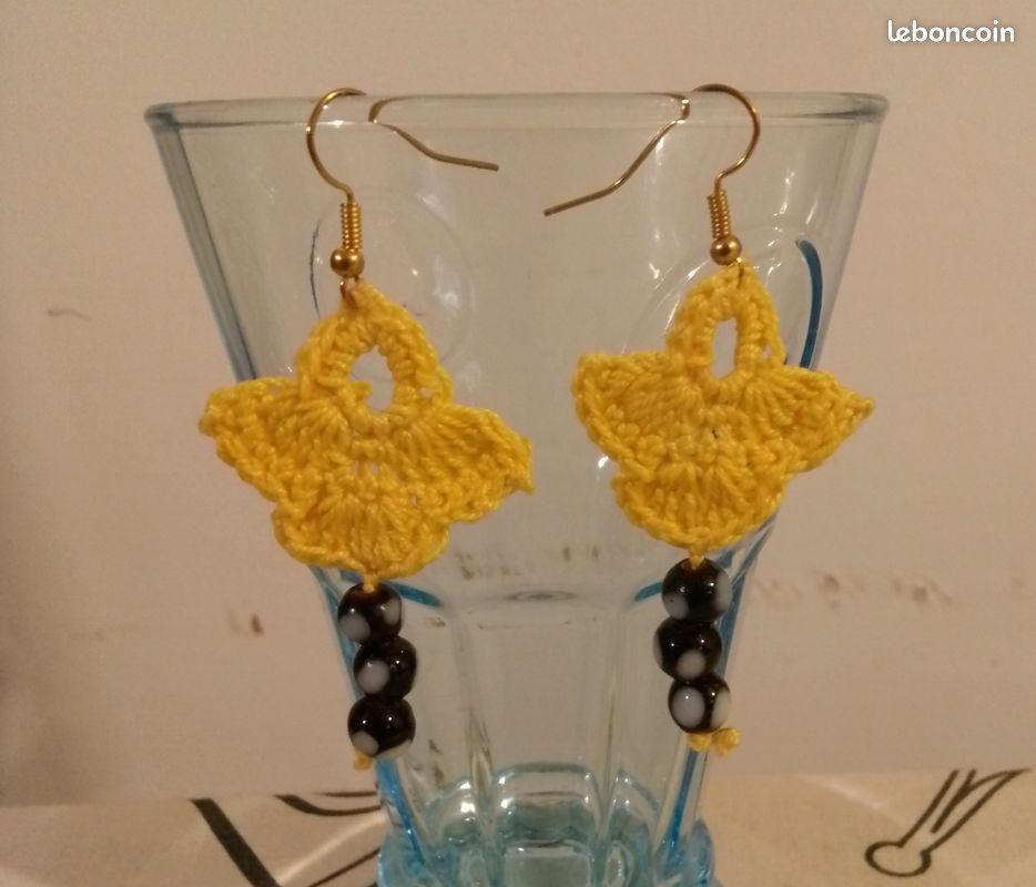Boucles d'oreilles fait main (image 2)
