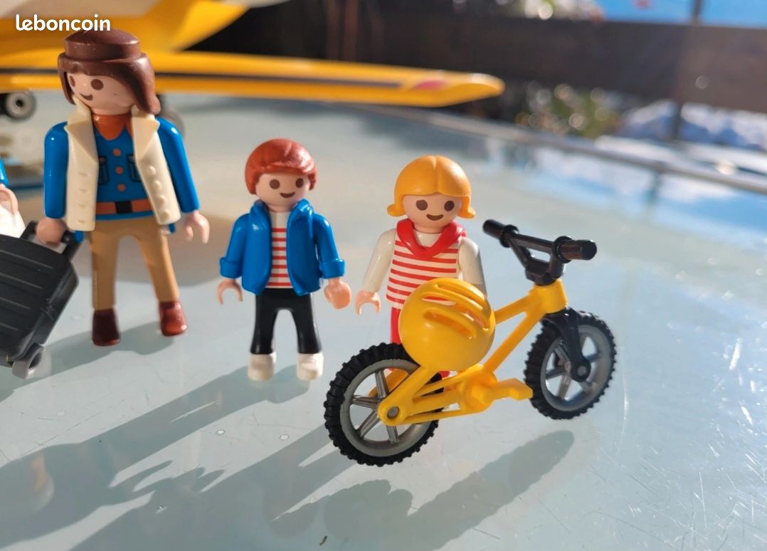 Playmobil 1.2.3 70185 Avion avec pilote et vacancière