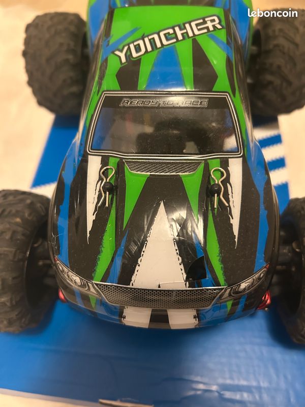 YONCHER YC250 Voiture Télécommandée 1:16 62km/h Brushless 4WD - 2 Batteries 40min RC Tout Terrain