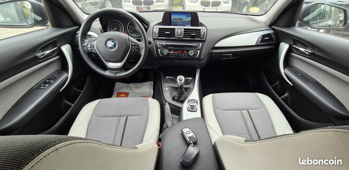 Tres belle bmw serie 1 116d f20 5 portes 2014 112 000 km finition urban cuir gps regulateur 1er proprietaire carnet complet bmw 11 490 (image 5)