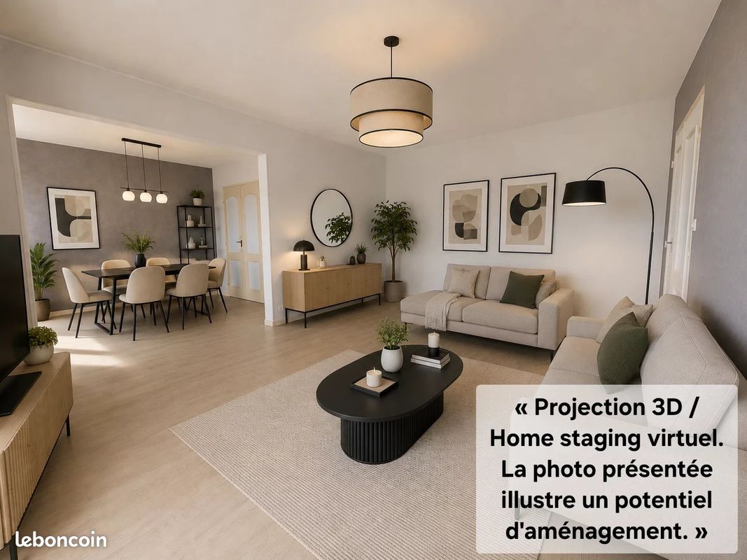 Appartement 3 pièces 92 m² · à Évreux · 92 m² · 135 500 €